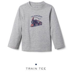 Janie and Jack Train tee